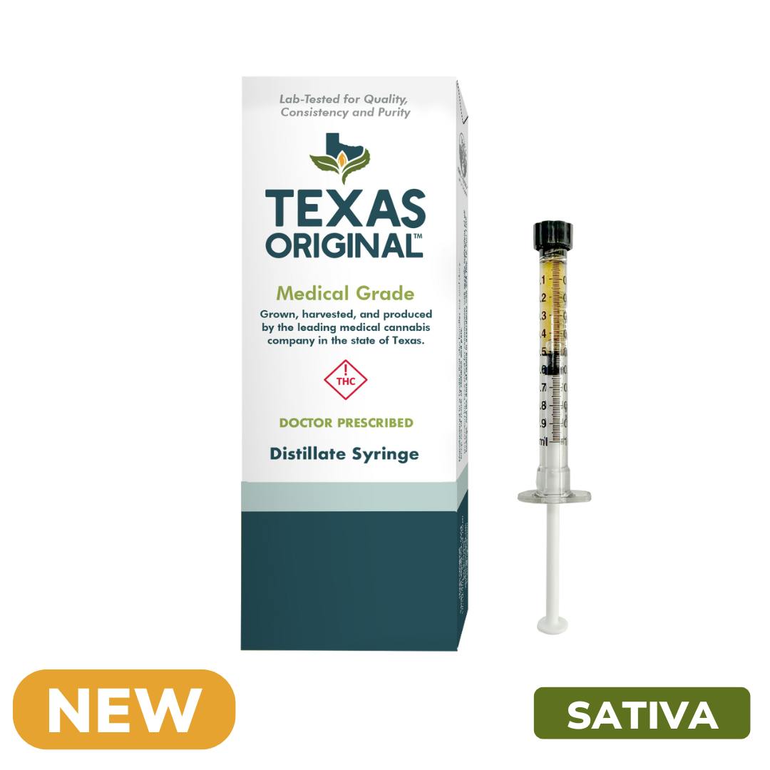 0.5g 0:1 THC Distillate Syringe - Sativa, Blue Dream