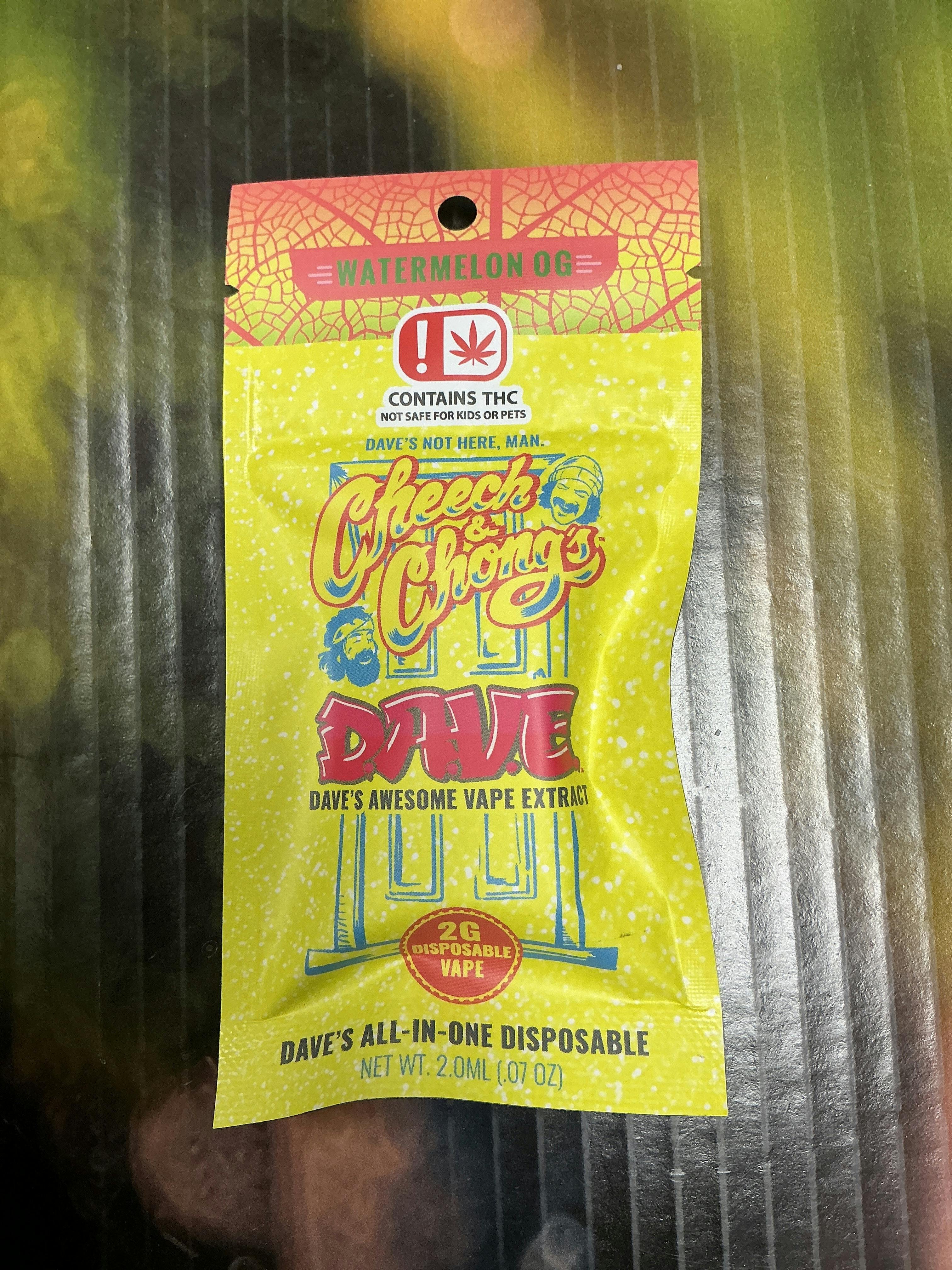 Watermelon OG | DAVE | Disposable | 2g cannabis product