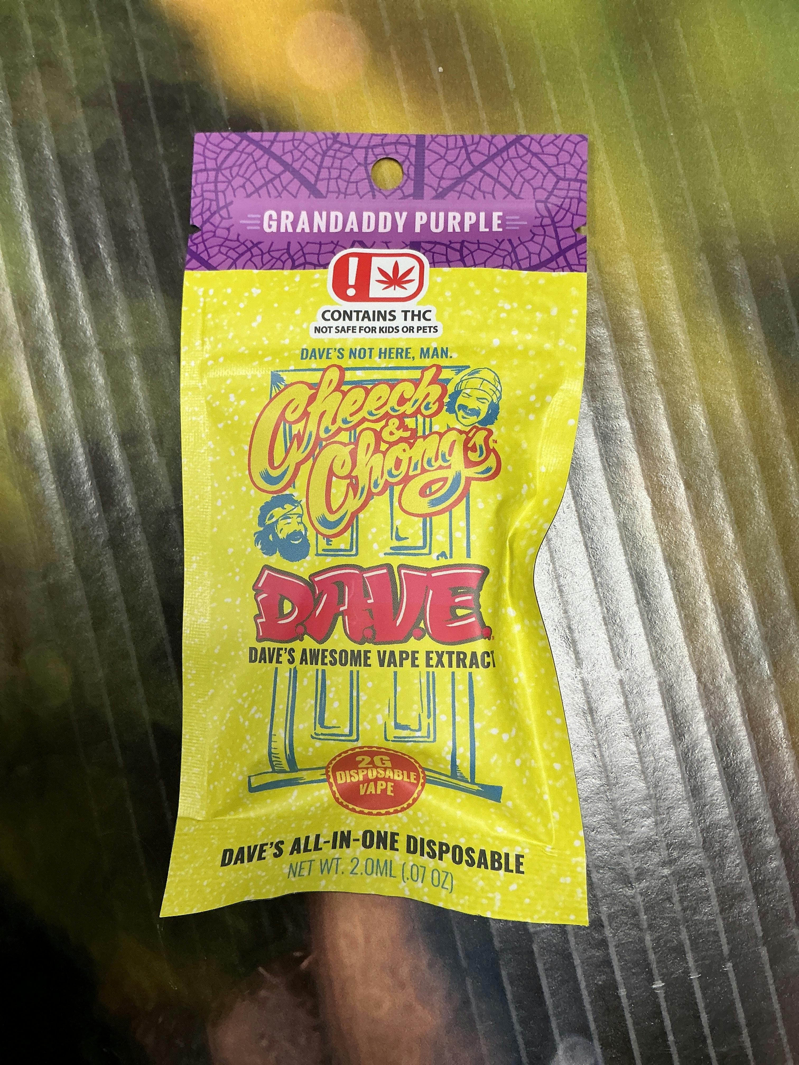 Grandaddy Purple DAVE Disposable 2g