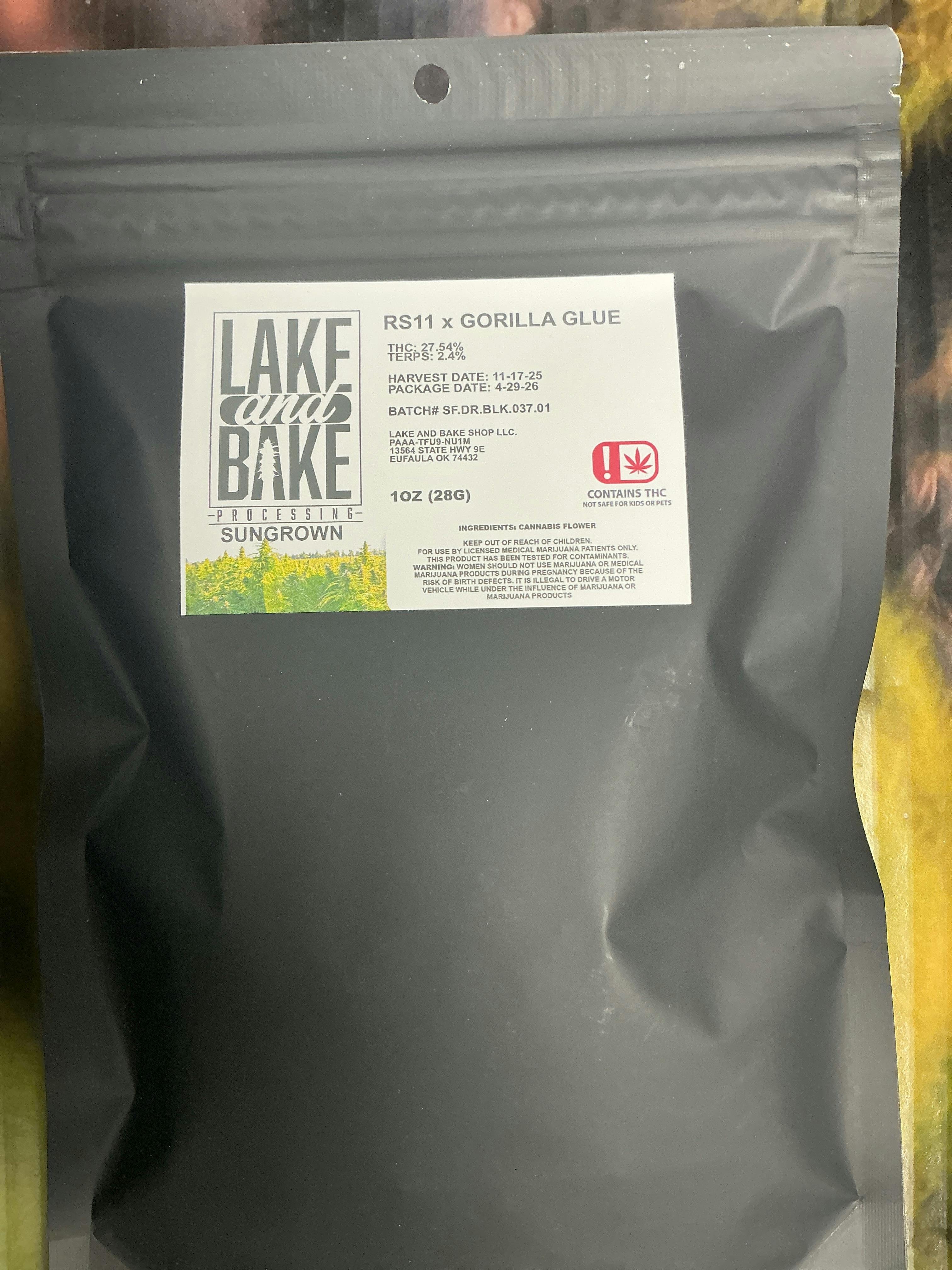 RS11 x Gorilla Glue Lake & Bake Flower 28g