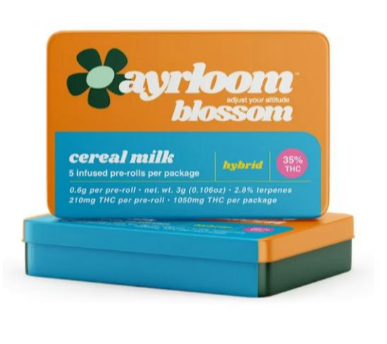 ayrloom | Cereal Milk Infused Pre-Roll | 5 Pack by ayrloom
