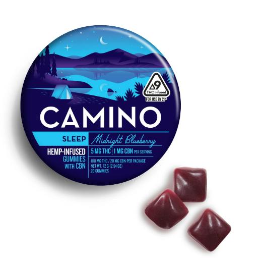 Camino Midnight Blueberry Gummies