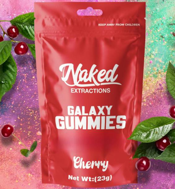 Naked Gummies - 500 mg - Cherry by MidSouth Extracts