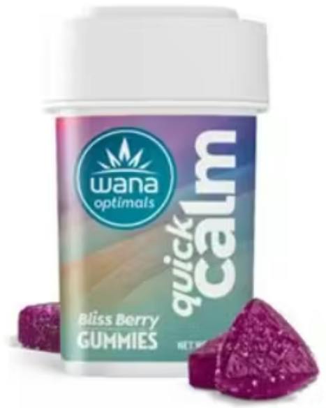 Bliss Berry Quick Calm [2 pack] by Wana Edibles