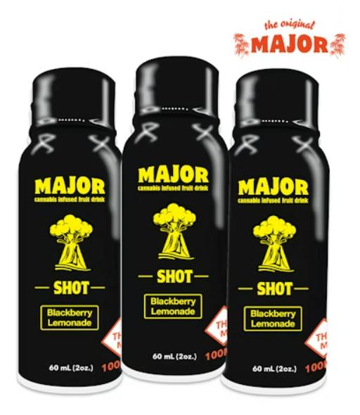 Major | 100mg | Blackberry Lemonade | Fast-Acting Shot
