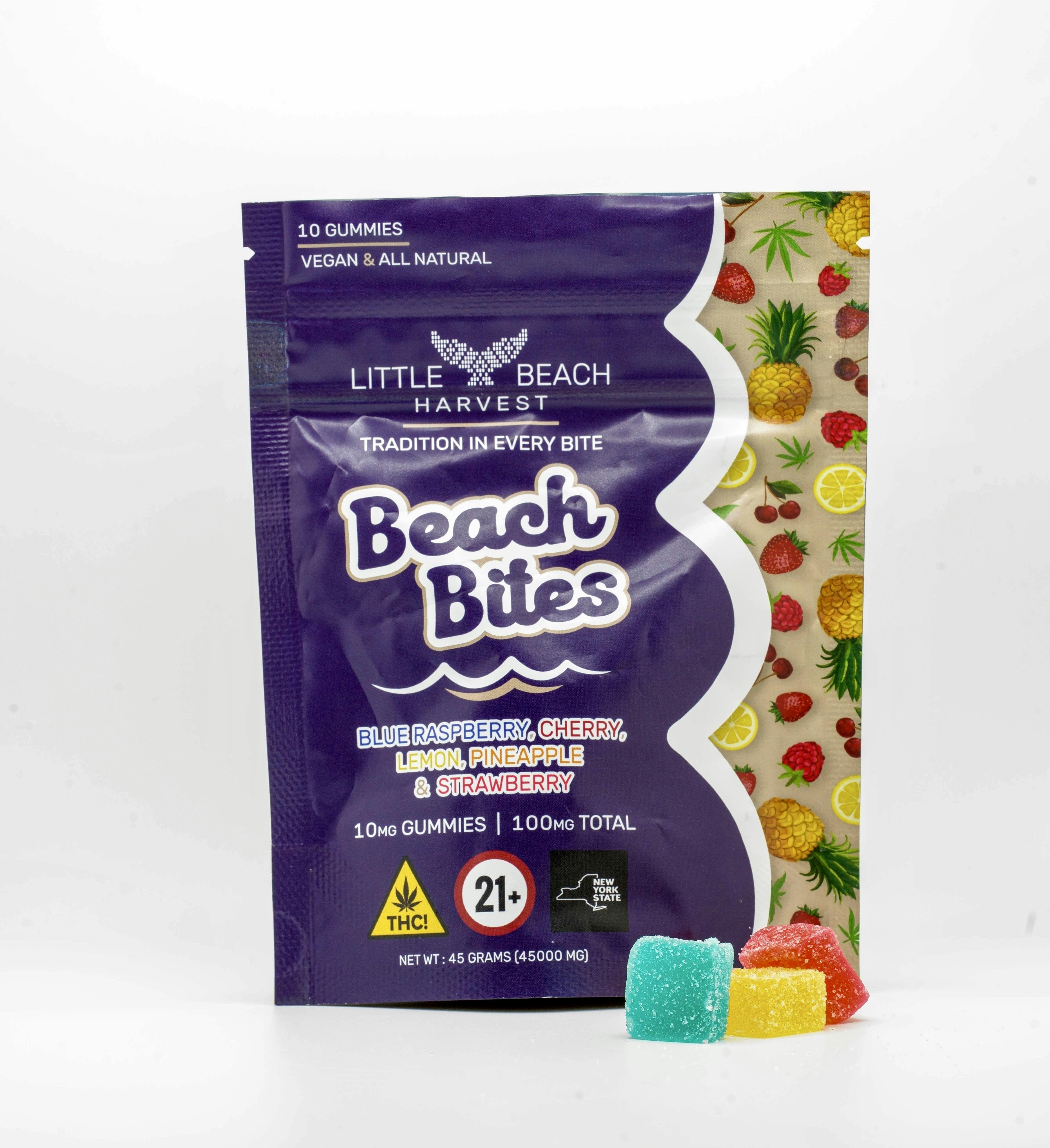 Beach Bites Mixed Flavor Gummies | Gummies | 10pk | 10mg/ea at Little Beach Harvest Dispensary
