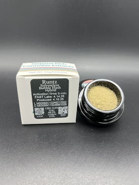 Bubble Hash - 1.5g, Runtz, 48.20% THC - River Valley Relief