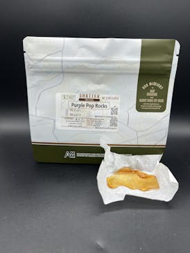 Shatter - 3.5g, Purple Pop Rocks, 72.80% THC - Osage