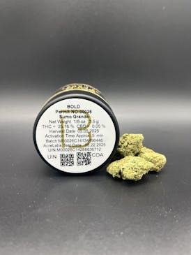 *$30 Flower Strain* Sumo Grande 25.16% THC - BOLD