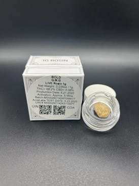 Live Rosin - Queen Mother Gogi, 68.20% THC - BOLD
