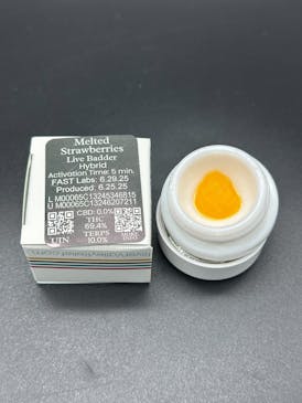 Live Badder - 1g Melted Strawberries, 69.4% THC - River Valley Relief