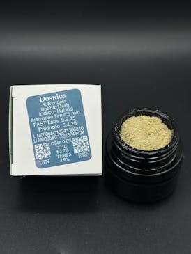 Bubble Hash - 1.5g, Dosidos, 53.7% THC - River Valley Relief