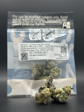 *$25 Flower Strain* Banana Cream Cake x Jealousy, 27.39% THC - Good Day