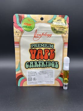 Distillate Cartridge 1g - Sour Diesel, 88.53% THC - Leafology