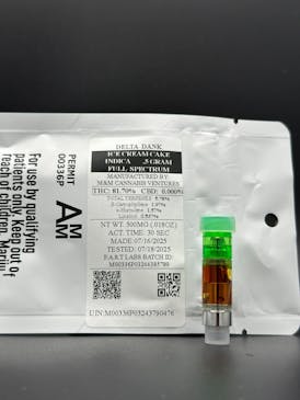 Full Spectrum Cartridge - Ice Cream Cake, 81.70% THC - Delta Dank