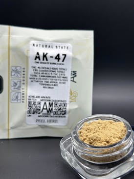 Bubble Hash 1G - AK-47 46.34% THC - NSM