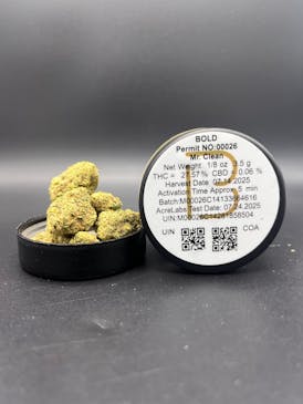 *$30 Flower Strain* Mr. Clean, 27.57% THC - BOLD