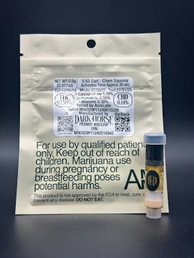 Full-Spectrum Cartridge - Chem Squeezy 92.58% THC - Dark Horse Medicinals