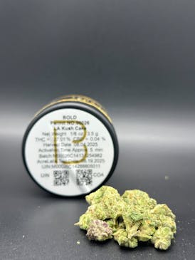 *$30 Flower Strain* LA Kush Cake, 27.01% THC - BOLD