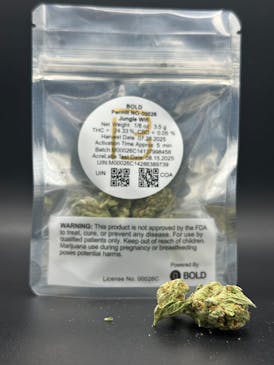 *$30 Flower Strain* Jungle Wifi, 24.33% THC - BOLD
