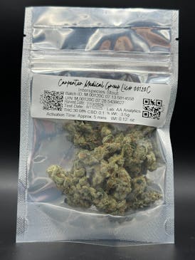 *$30 Flower Strain* Interspecies Stout, 30.08% THC - Carpenter Farms