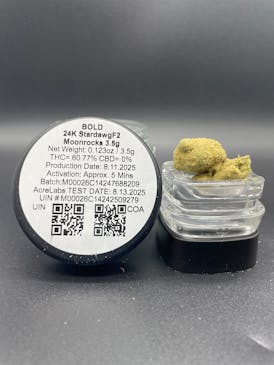 Moon Rocks - 3.5g, 24K Stardawg F2, 60.77% THC - BOLD