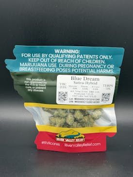 *$40 - 1/4oz. Popcorn* Blue Dream, 21.5% THC - RVR