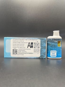 Distillate Disposable 1g - GO Block ICE - Blue Raspberry Ice, 87.70% THC - Good Day