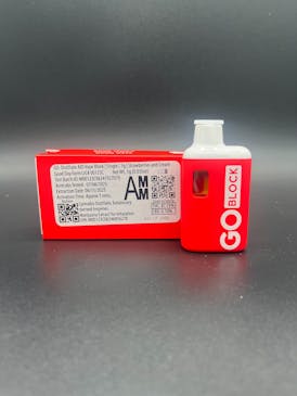 Distillate Disposable 1g - GO Block - Strawberries and Cream, 87.73% THC - Good Day