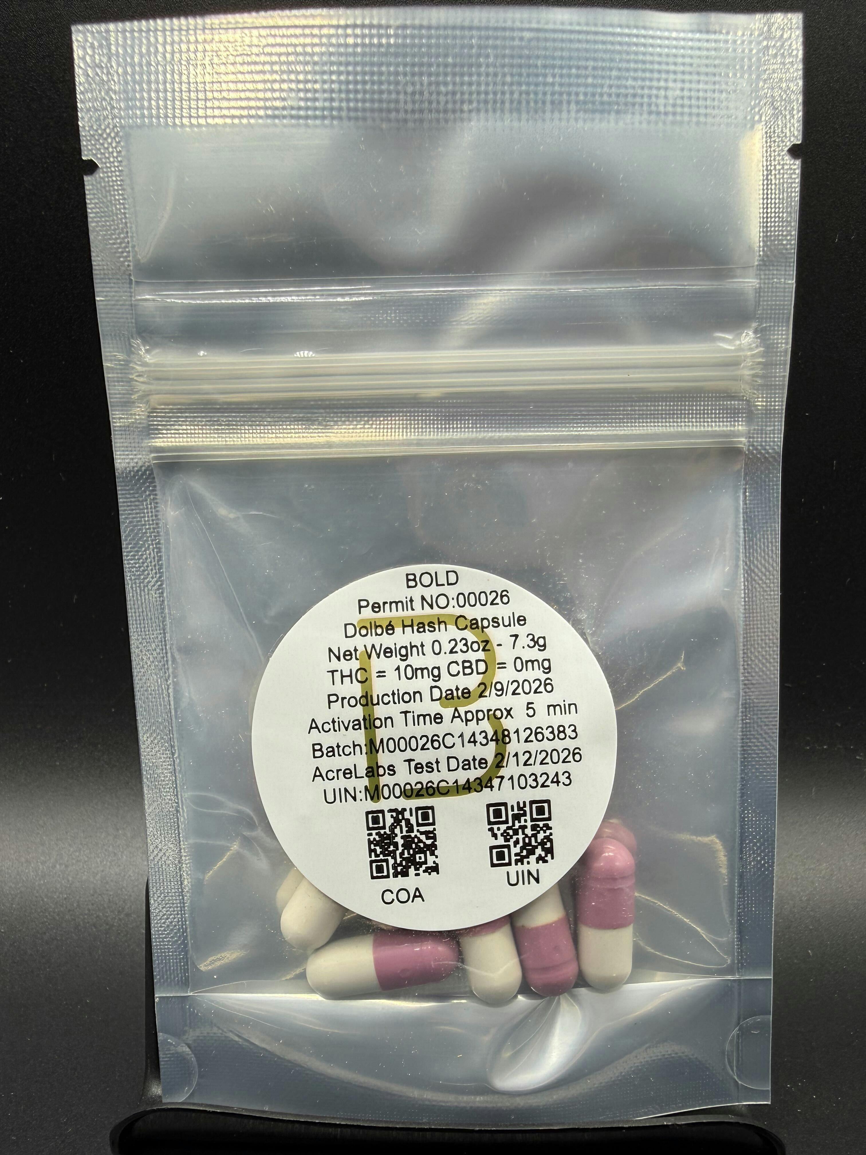Hash Capsules 100mg