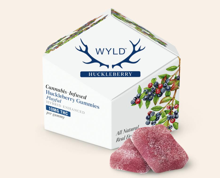 WYLD | Huckleberry Hybrid Enhanced Gummies | 100mg | 10ct | 10mg/ea by WYLD