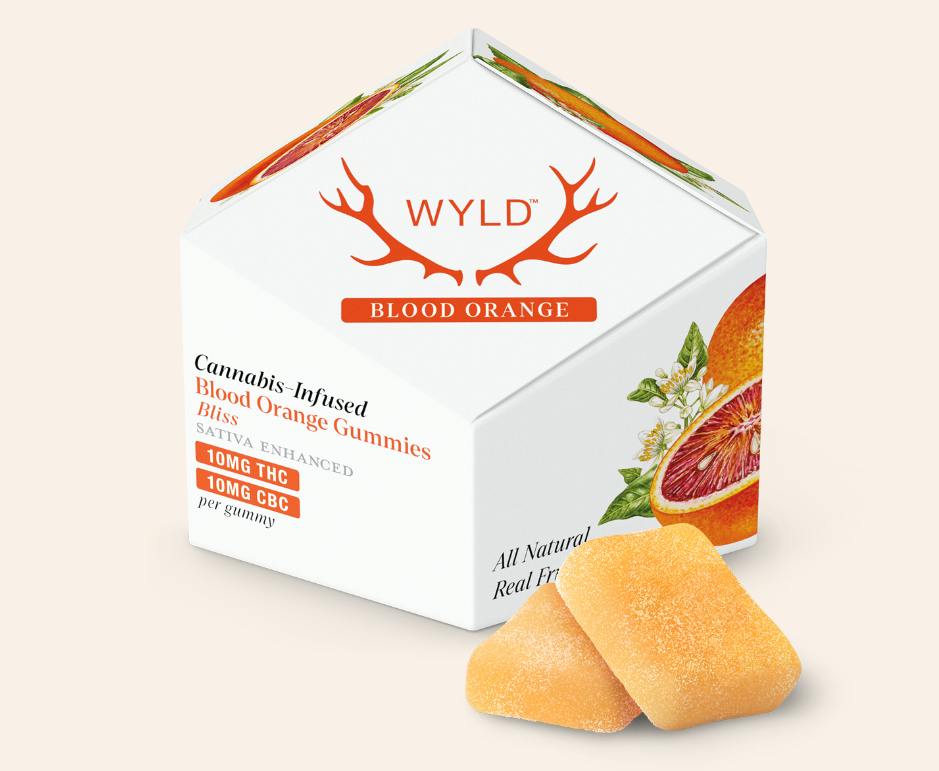 Blood Orange | 1:1 THC:CBC Gummies | 100mg | 10ct | 10mg/ea by WYLD