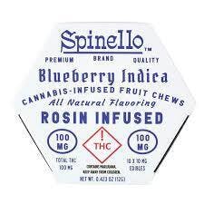 Blueberry Indica Rosin Infused Fruit Chews