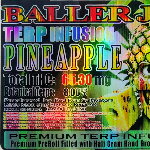 Terp Infused - Pineapple - .5g - Red Run at Blaze