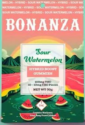 Bonanza | Sour Watermelon (H) | 100mg edible