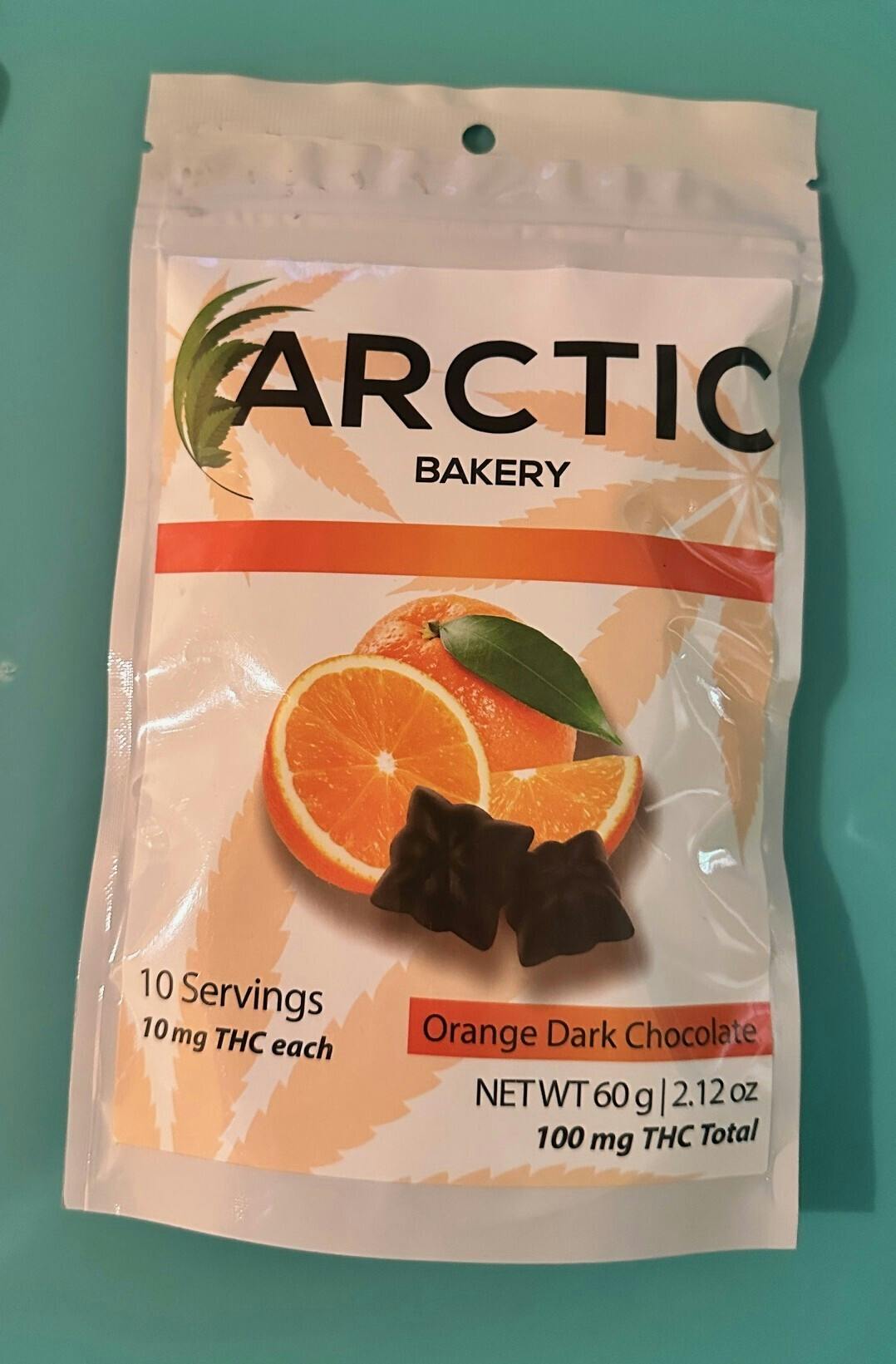 AB, Dark Chocolate Orange, 10pk (100mg) at The Knotty Puffin