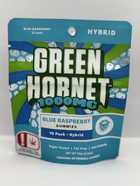 GREEN HORNET | BLUE RASPBERRY | HYBRID | 1000MG