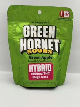 GREEN HORNET SOURS | GREEN APPLE | HYBRID | 1000MG