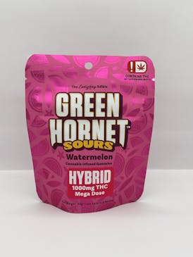 GREEN HORNET SOURS | WATERMELON | HYBRID | 1000MG