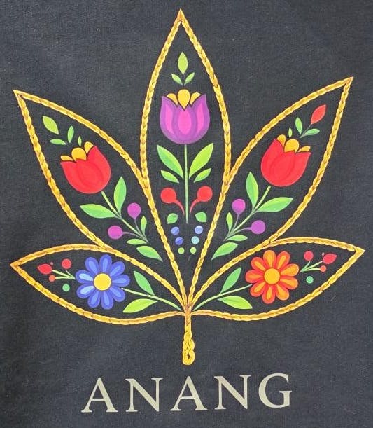 Anang Zip Hoodie Sweetgrass Leaf | 2x