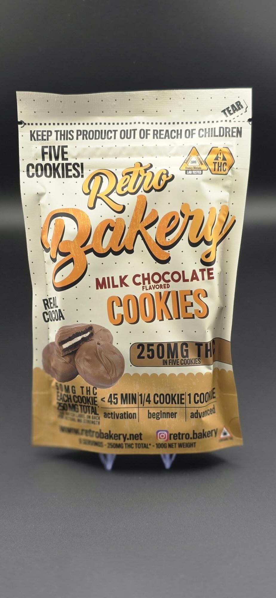 Retro Bakery Chocolate Covered Cookies