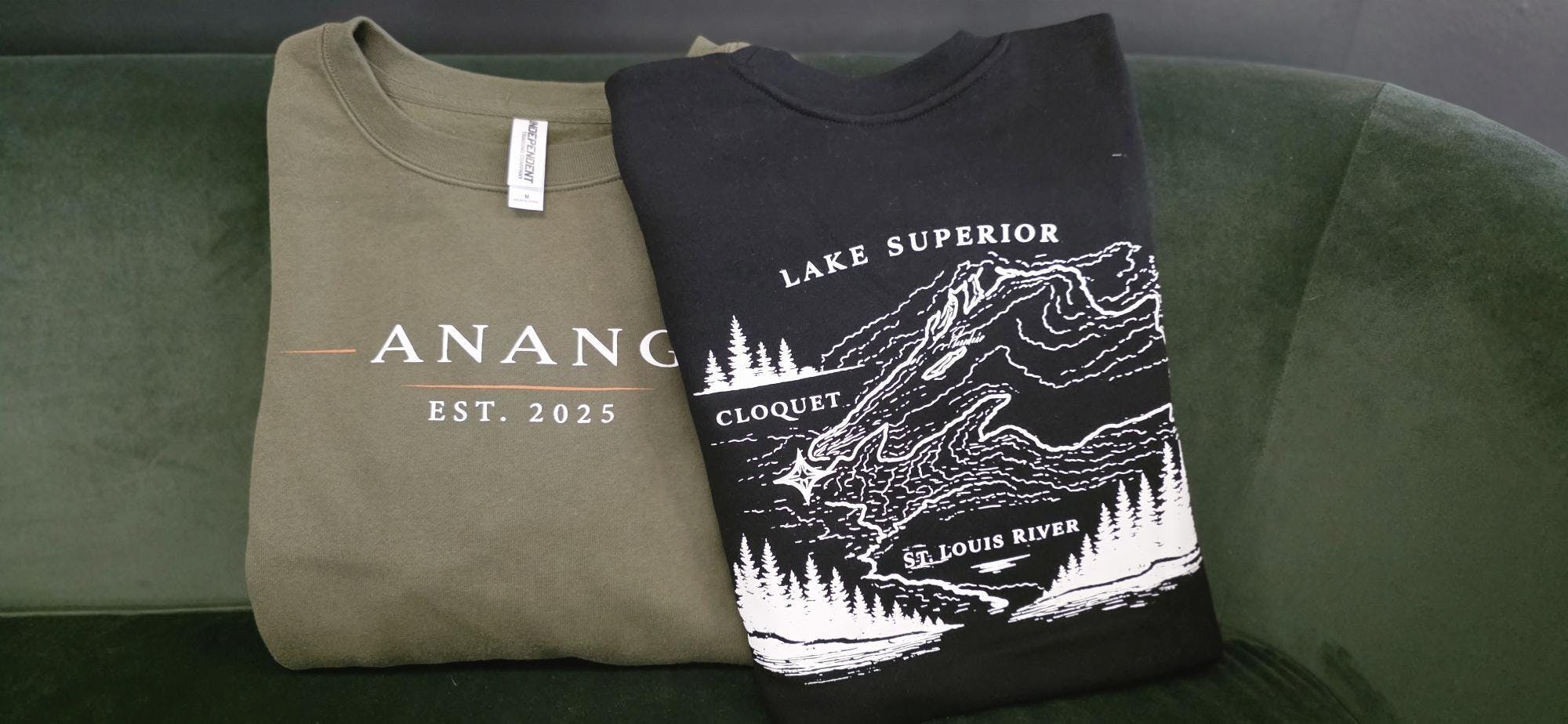 Anang Crewneck Lake Superior 1 color | S-XL