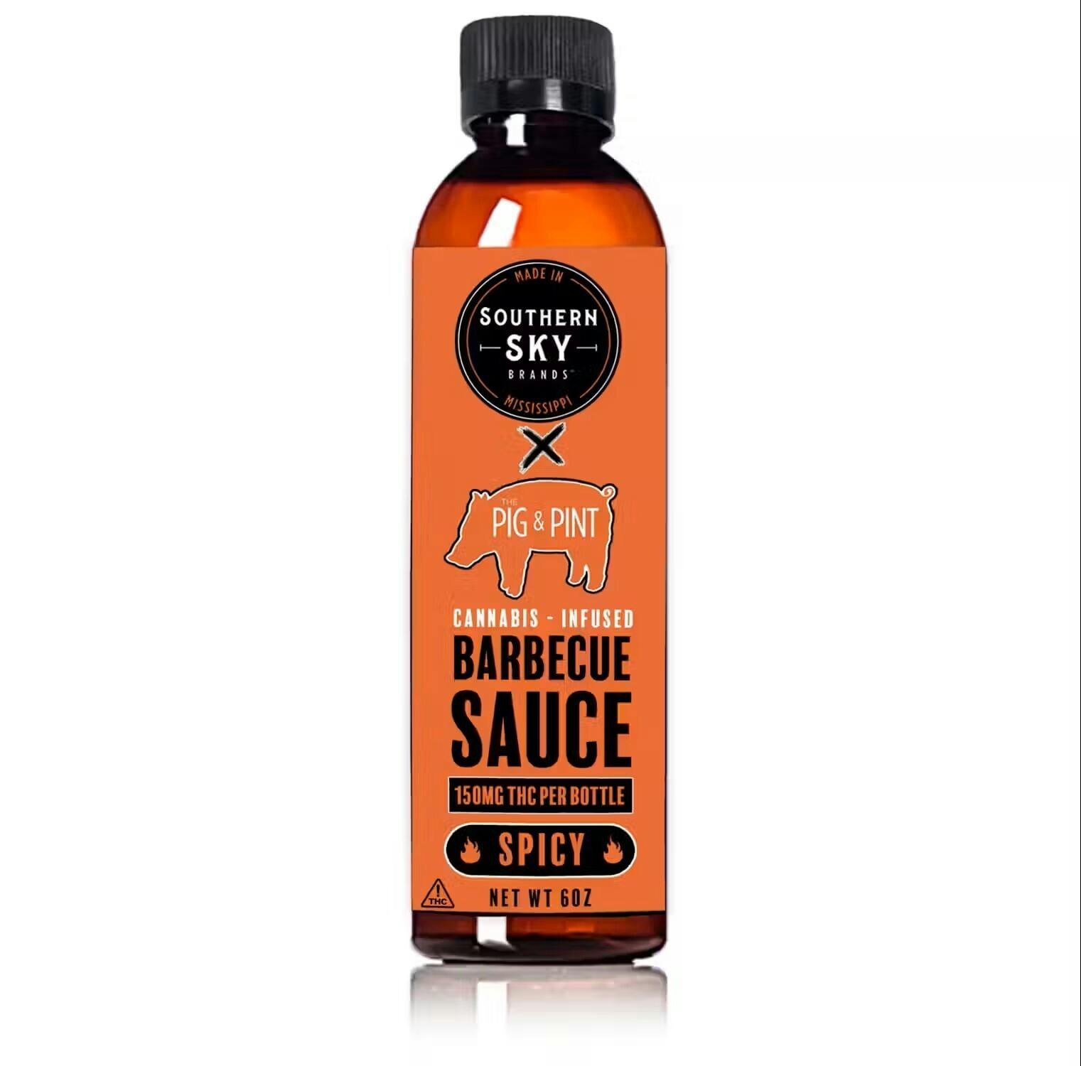 Southern Sky Brands | Spicy BBQ Sauce | 150mg by Southern Sky Brands