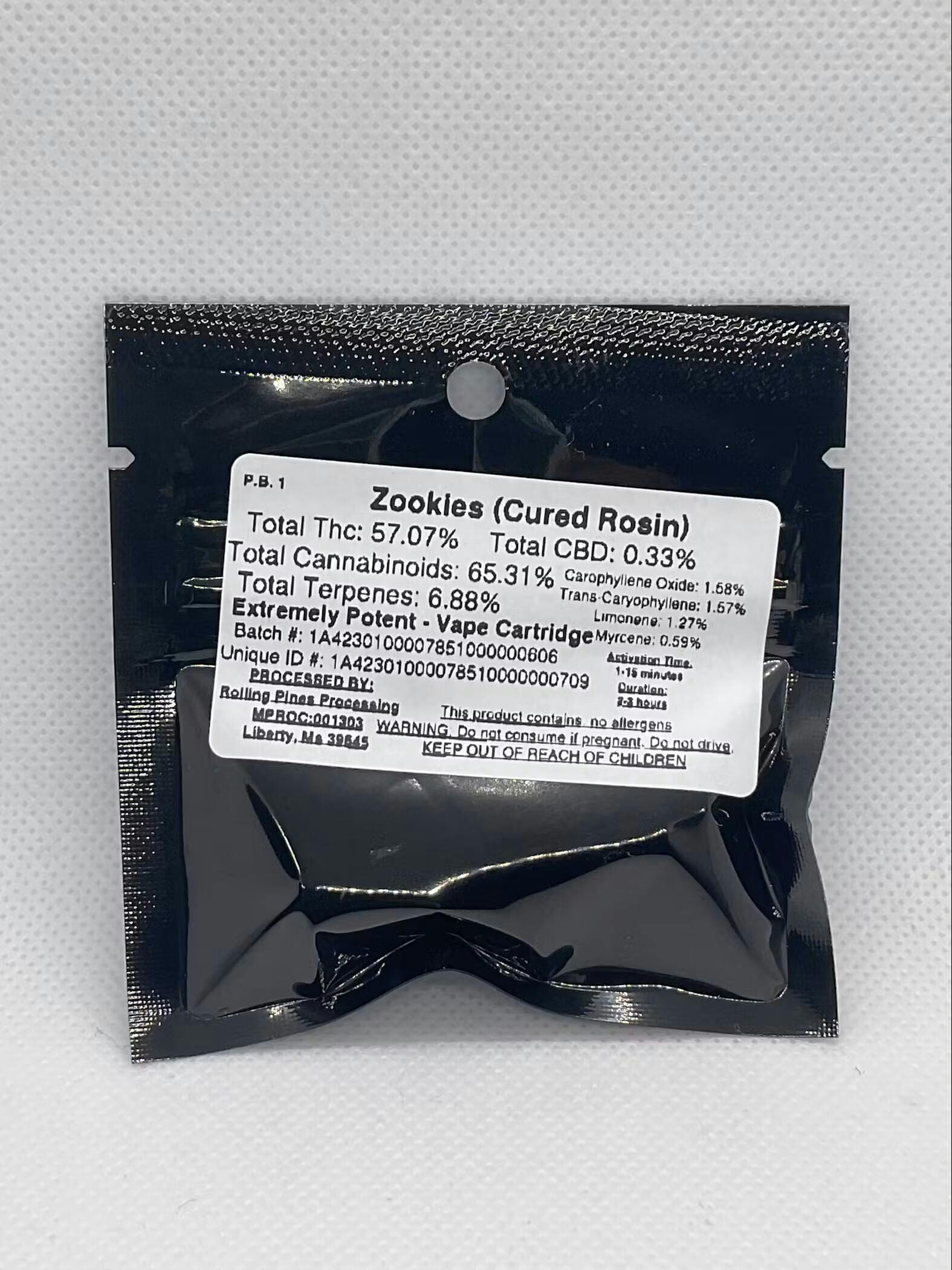 Zookies – Rosin Cartridge – .5g by Gruv