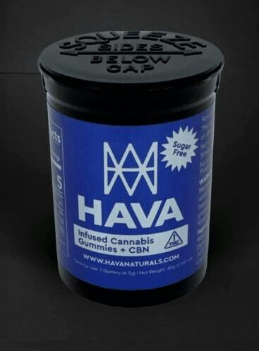 Hava | SugarFree Mango CBN Gummies | 10pk by Hava Naturals