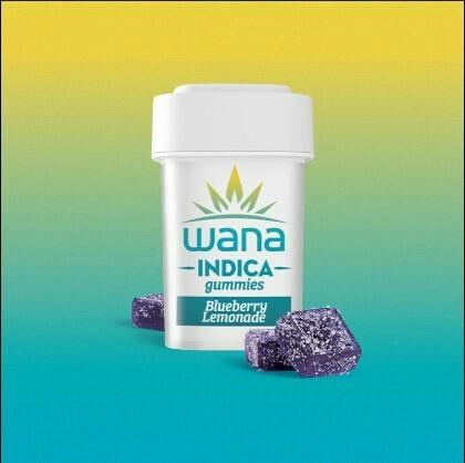 Wana | Blueberry Lemonade Gummies | 10pk | 1000mg/ea by Wana Edibles