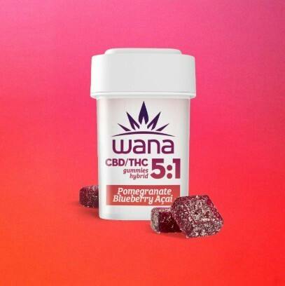 Pomegranate Blueberry Acai 5:1 [20 pack] by Wana Edibles