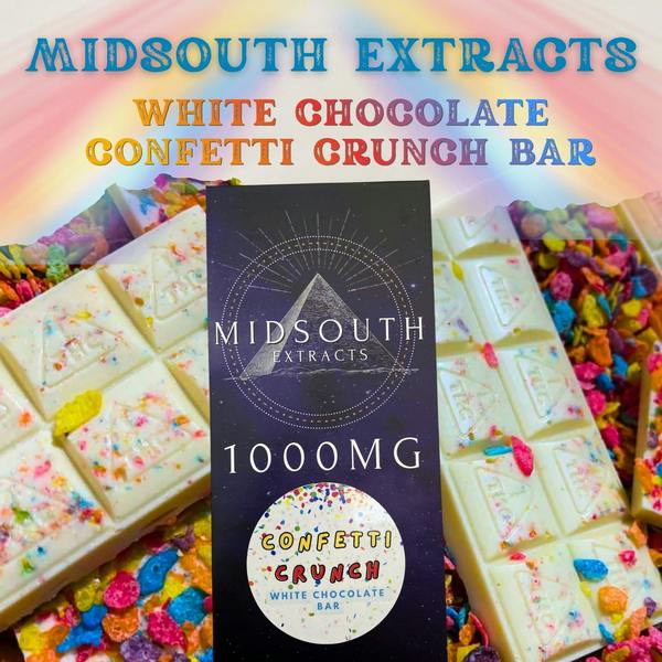 Chocolate Bar - 1000mg - Confetti Crunch by MidSouth Extracts