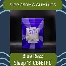 The Sipp | 250mg | Blue Razz Sleep Gummies