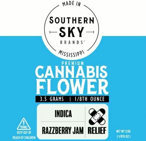 Razzberry Jam | Big Buds | 3.5g by Southern Sky Brands